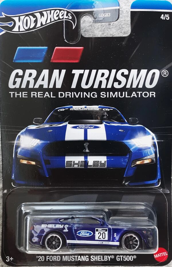 '20 Ford Mustang Shelby GT500, Gran Turismo, Mattel, Pre-Painted, 1/64